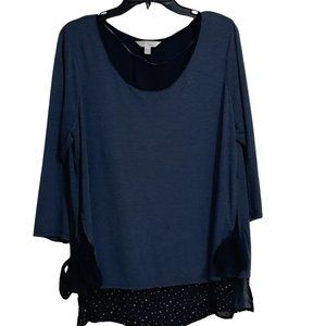 Women's Lauren Conrad Mock-Layer Tunic XXL
